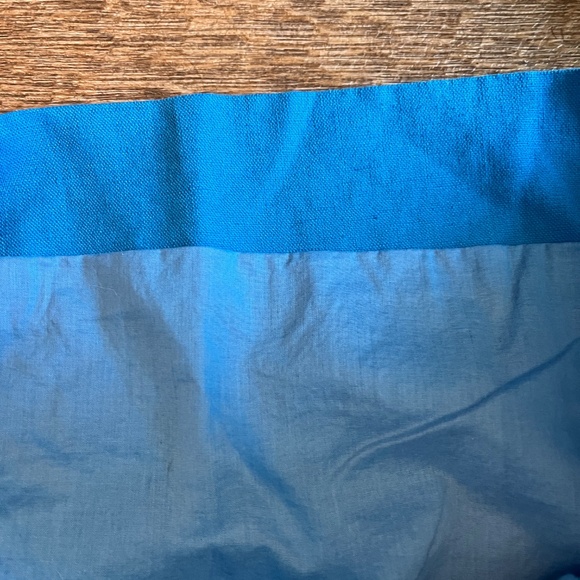 J Crew Sidewalk City Skirt Blue Linen Cotton - Picture 5 of 6